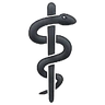 Emoji Aesculapius személyzete ⚕ image - Huawei Harmony OS style