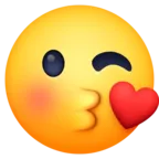 Face Blowing A Kiss
