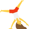 Woman Cartwheeling Emoji 🤸‍♀️ image - Skype style
