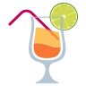 Coquetel tropical Emoji 🍹 image - EmojiTwo style