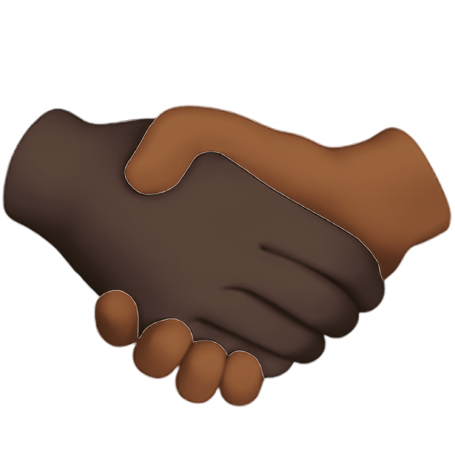 Handshake: Dark Skin Tone, Medium-Dark Skin Tone