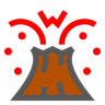 Vulcão Emoji 🌋 image - Docomo style