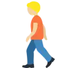 Person Walking: Medium-Light Skin Tone Emoji 🚶🏼 image - Twitter / X (Twemoji) style