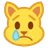 우는 고양이 얼굴
