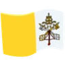 Flag: Vatican City Emoji 🇻🇦 image - Facebook Messenger (2016) style