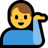Man Tipping Hand Emoji 💁‍♂️ image - Microsoft Windows 10 Segoe UI Emoji style