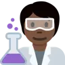 Scientist: Dark Skin Tone Emoji 🧑🏿‍🔬 image - Twitter / X (Twemoji) style