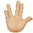 Vulcan Salute: Medium-Light Skin Tone