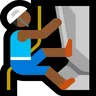 Man Climbing: Medium-Dark Skin Tone Emoji 🧗🏾‍♂️ image - Microsoft Windows 10 Segoe UI Emoji style