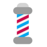 理发店招牌 Emoji 💈 image - Microsoft Classic 2D style
