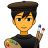 Man Artist Emoji 👨‍🎨 image - Emojidex style