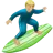 Man Surfing: Medium-Light Skin Tone
