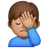Man Facepalming: Medium Skin Tone