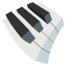 Teclado Musical Emoji 🎹 image - EmojiTwo style