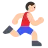 Man Running: Light Skin Tone