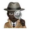 Detective: Dark Skin Tone Emoji 🕵🏿 image - Huawei Harmony OS style