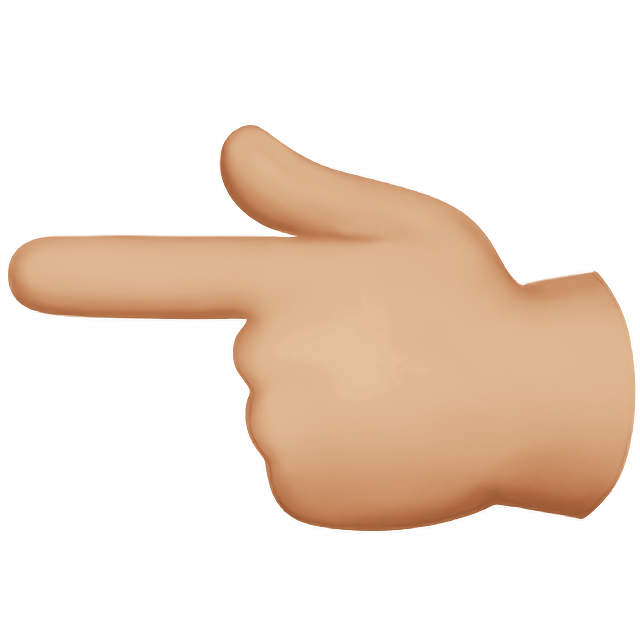 Backhand Index Pointing Left: Medium-Light Skin Tone