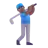 Man Golfing: Medium-Dark Skin Tone