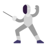 Эмодзи Фехтовальщик 🤺 image - Microsoft Classic 2D style