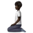 Person Kneeling: Dark Skin Tone