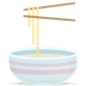 蒸碗 Emoji 🍜 image - Skype style