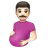 Pregnant Man: Light Skin Tone