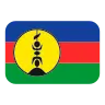 Flag: New Caledonia Emoji 🇳🇨 image - Tossface style