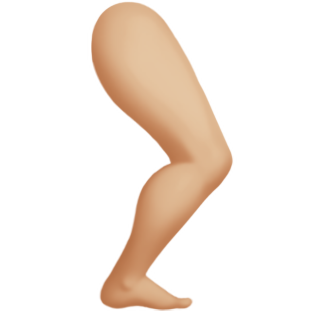 Leg: Medium-Light Skin Tone