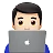 Man Technologist: Light Skin Tone