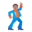 Man Dancing: Medium Skin Tone