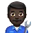 Man Mechanic: Dark Skin Tone