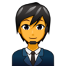 Office Worker Emoji 🧑‍💼 image - Emojidex style