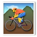 Person Mountain Biking