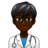Man Health Worker: Dark Skin Tone
