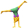 Woman Cartwheeling Emoji 🤸‍♀️ image - Apple style