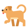 Emoji Kutya 🐕 image - Microsoft Classic 2D style