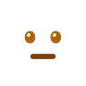 Dotted Line Face Emoji 🫥 image - Google Noto Color Animated style