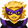 Woman Supervillain Emoji 🦹‍♀️ image - Apple style