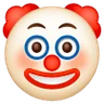 Clown Face Emoji 🤡 image - Samsung style
