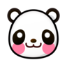 Emoji Panda Face 🐼 image - Emojidex style
