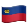 Flag: Liechtenstein Emoji 🇱🇮 image - Apple style