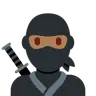 Ninja: Medium-Dark Skin Tone Emoji 🥷🏾 image - Twitter / X (Twemoji) style