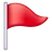 पोस्ट पर त्रिकोणीय झंडा