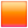 Quadrado laranja grande Emoji 🟧 image - Samsung style