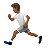 Person Running: Medium-Dark Skin Tone