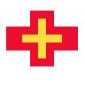 Flag: Guernsey Emoji 🇬🇬 image - SerenityOS style