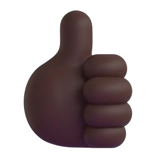 👍🏿 - Thumbs Up: Dark Skin Tone Emoji meaning, copy and paste emoticon ...