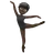 Ballet Dancer: Dark Skin Tone