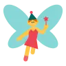 Woman Fairy Emoji 🧚‍♀️ image - Tossface style