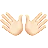 Open Hands: Light Skin Tone